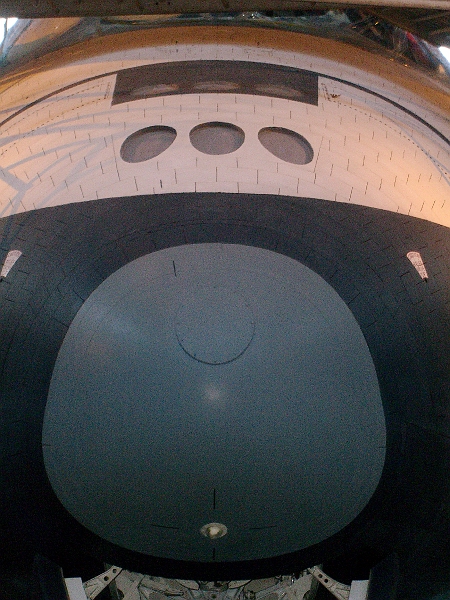 CIMG2033.JPG - "face" of the space shuttle