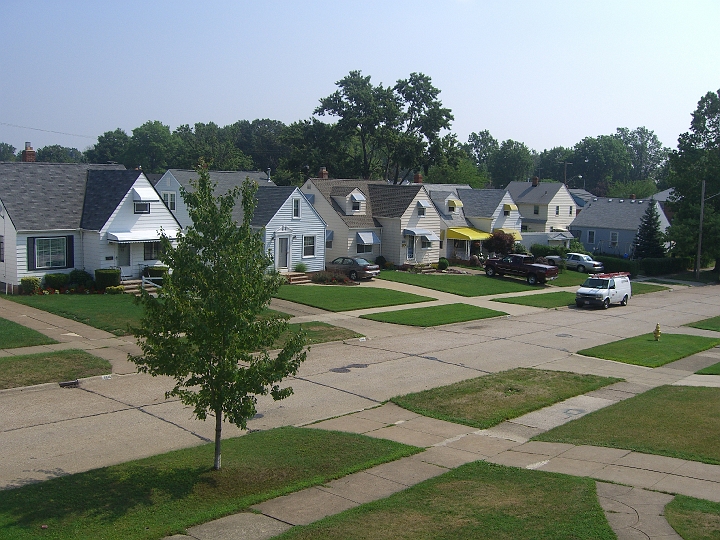 CIMG2120.JPG - One of the things I miss about Brecksville is the tar on the streets. Jeff and I would sit there with sticks in the summer and pop the bubbles. You don't see light-colored neighborhood streets anywhere else.