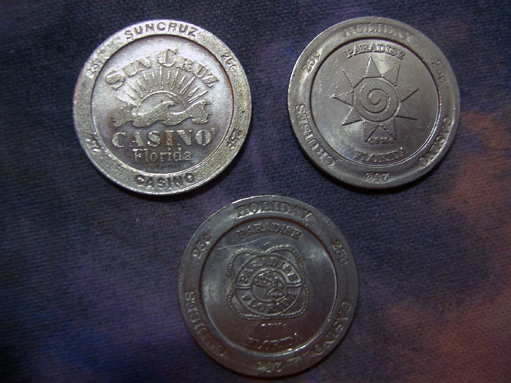 CIMG2608.JPG - casino cruise tokens from ten years ago, shockingly turned out to be saleable on ebay