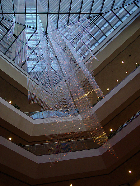 DSC02159.jpg - looking up in the lobby of the Marriott I stayed at