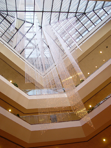 DSC02160.jpg - looking up in the lobby of the Marriott I stayed at