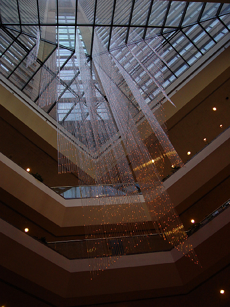 DSC02161.jpg - looking up in the lobby of the Marriott I stayed at