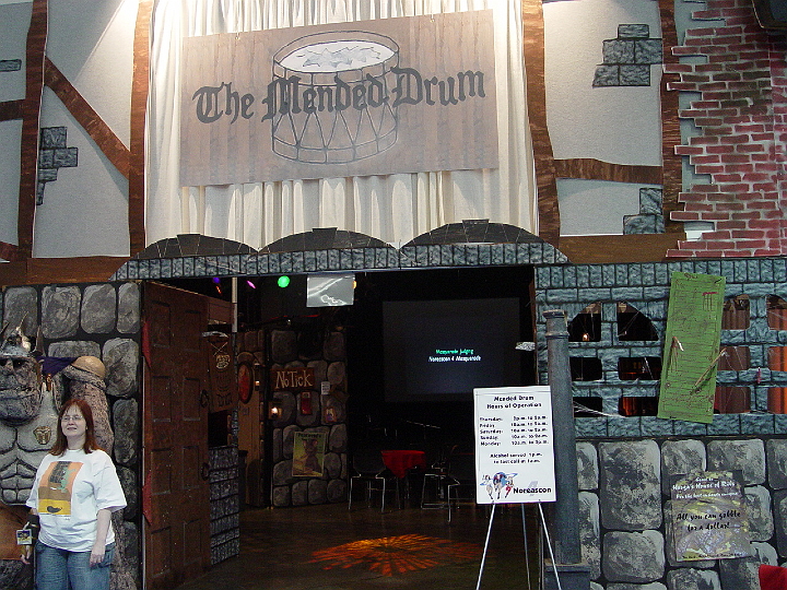 DSC02238.jpg - The Mended Drum, Discworld-based pub constructed within the ConCourse