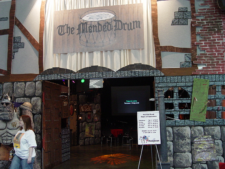 DSC02239.jpg - The Mended Drum, Discworld-based pub constructed within the ConCourse