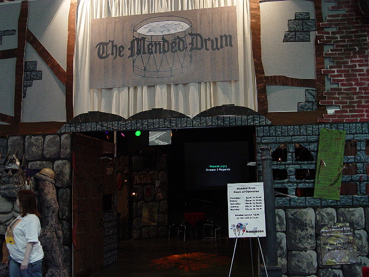 DSC02240.jpg - The Mended Drum, Discworld-based pub constructed within the ConCourse