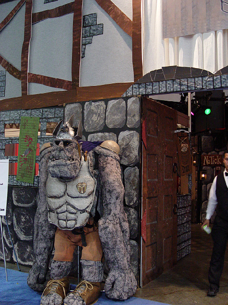 DSC02241.jpg - The Mended Drum, Discworld-based pub constructed within the ConCourse, featuring guard troll