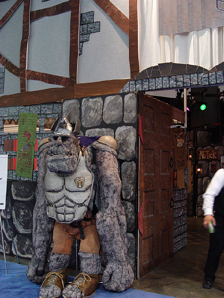 DSC02242.jpg - The Mended Drum, Discworld-based pub constructed within the ConCourse, featuring guard troll